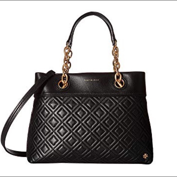 Tory Burch Handbags - Tory Burch💛Fleming small Tote Black NEW